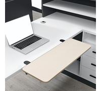 Vassoio di estensione del desktop Scheda da scrivania pieghevole Supporto per tastiera non trapano Estensore per spazio di lavoro Supporto per computer portatile Supporto da scrivania regolabile per