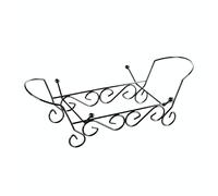 Vassoio di frutta a forma di foglia acrilica e scaffale, stile: scaffale (nero)