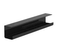 Vassoio Di Gestione Cavi Sotto La Scrivania Passacavi sotto il tavolo la scrivania Organizzatore di cavi Nessuna traccia Vassoio protezione dal design allargato for vari tavoli(55cm black)