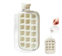 Vassoio di ghiaccio per congelatore-800 ml 2 in 1 Cube di ghiaccio per vino e frutta | Stampo per ghiaccio riutilizzabile e lavabile acqua per bevande ghiacciate, vassoio re