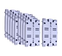 Vassoio di giunzione per fibra ottica FTTH da 10 pezzi a 12 core con coperchio, utilizzato nella scatola di distribuzione della chiusura della fibra