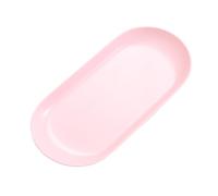 Vassoio di immagazzinaggio cosmetico dell'acciaio inossidabile piatto decorativo ovale per il controsoffitto di vanità dell'esposizione dei gioielli Organizzazione di trucco Moderno Nordic Vanity