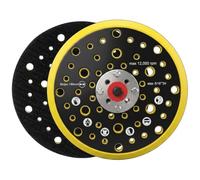 Vassoio di levigatura 150 mm 52 fori compatibile con Mirka CEROS e DEROS | Filettatura maschio 5/16 pollici fissaggio auto presa aspirazione 52 fori per levigatura legno metallo plastica e vernice pro