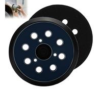 Vassoio di levigatura per Makita 125 mm, 8 fori, tampone per levigatrice orbitale a gancio per Makita BO 5010, 5030, 5031, 5041, DeWalt DW420, DW421, Mt924