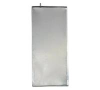 vassoio di olio condizionato, Vasca di drenaggio for aria condizionata in acciaio inossidabile con tubo flessibile e morsetto for interni ed esterni, diverse dimensioni(83 * 37cm)