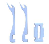 Vassoio di prolunga per tappetino da taglio, 30 x 61 e 30 x 30 cm, accessorio di supporto per tappetino da taglio per Cricut Explore 3/Air 2, estensore rimovibile in plastica per progetti artigianali