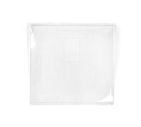 Nedis Vassoio antigoccia frigorifero/congelatore - Vasca di raccolta - 53 (l) x 55,6 (b) x 6 (h) cm - Plastica - Bianco