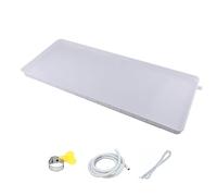 Vassoio di raccolta per lavatrice, Vaschetta di drenaggio AC portatile Vassoio raccogligocce in plastica Unità interna/esterna con tubo varie dimensioni(Hose 400cm,92x45cm/36x18in)