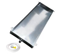 Vassoio di raccolta per lavatrice, Vaschetta raccogligocce AC in acciaio inossidabile, ioni di perdita, dimensioni multiple for HVAC e lavatrici(60x100cm(24x39in))
