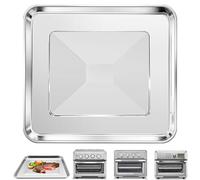 Vassoio di Ricambio per Friggitrice ad Aria Cuisinart TOA-60 TOA-65 TOA-70 Tostapane Friggitrice ad Aria Forno a Convezione, 30,2 x 28,9 cm Antiaderente in Rete per Friggitrice ad Aria in Acciaio