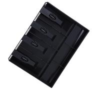 Vassoio di ricambio per registratore di cassetto, con 4 banconote e 3 scomparti, in plastica, robusta e leggera, con clip a molla per una pressione stabile, bordo a forma di scomparto di facile