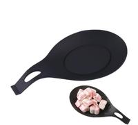 Vassoio di riposo utensile - Porta del cucchiaio in silicone, tappeti per bacchette flessibili, tappetino da cottura non slip a prova di calore, organizzatore di forcelle durevoli anti -scaldatura | A