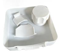 Vassoio di scarico in plastica per lavatrice adatto a modelli standard a carico