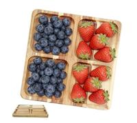 Vassoio di servizio con ortaggi - Vassoio in legno per alimenti | per verdure e antipasti | per Sushi Snacks Dessert Torta Casa Campeggio Vacanze Matrimonio Riunione