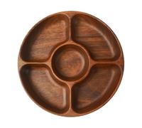 Vassoio di servizio | Tabella di salumeria a 5 scomparti | Vassoi per servire alimenti - per snack dessert caramella snack spuntini colazione frutta frutta secca cucina sala da pranzo pic-nic