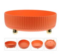 Vassoio di stoccaggio multiuso rotabile rotondo 1pc rotondo Simple Home