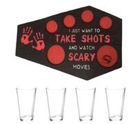 Vassoio di Supporto per da Shot,Supporto per Vassoio per da Shot, Vassoio di per Shot di Vino, tavola di Servizio in Legno, Vassoio di Servizio di Supporto per da Shot Server