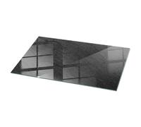 Vassoio di Vetro XXL 100x50 cm Rettangolare Piano d'appoggio Tavolini da caffè Vetro Temperato dalla Cucina, Sala da Pranzo o dal Soggiorno Decorazione Transparente - Motivo Pietra Naturale