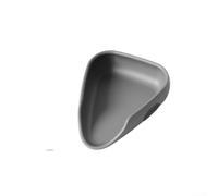 Vassoio dosatore per caffè in silicone resistente al calore con profilo piatto e texture antiscivolo per un'adesione affidabile (grigio)