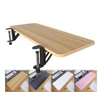 Vassoio ergonomico per tastiera con bracciolo, regolabile a 90°, pieghevole, design salvaspazio, supporto per gomito per tastiera e mouse, soluzione comoda per spazio di lavoro