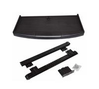 Vassoio ergonomico per tastiera con guide scorrevoli silenziose sotto il cassetto della scrivania, scivola regolabile 53 x 27/35 cm (nero 53,3 cm + 27 mm) per un maggiore comfort dello spazio di