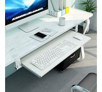 Vassoio ergonomico per tastiera con tappetino per mouse e bracciolo regolabile - perfetto ufficio per maggiore comfort ed efficienza nello spazio di lavoro