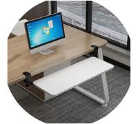 Vassoio ergonomico per tastiera e mouse, con cassetto scorrevole regolabile per tastiera e controllo dell'altezza, protegge la salute degli occhi, design salvaspazio per casa e ufficio