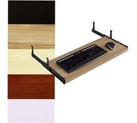 Vassoio ergonomico per tastiera sotto la scrivania con vano per mouse, ripiano scorrevole regolabile per tastiera, design salvaspazio, compatibile con scrivanie per un maggiore comfort ed efficienza