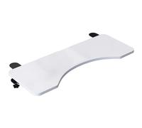 Vassoio ergonomico pieghevole per tastiera, espandibile, per casa e ufficio, supporta 30 kg, 74,9 x 23,9 cm, colore bianco, migliora comfort e produttività