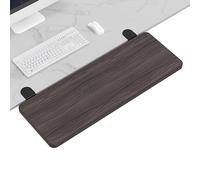 Vassoio ergonomico pieghevole per tastiera, estensione da scrivania con morsetto senza trapano per supporto gomito del computer, soluzione Space-Sag per casa e spazi di lavoro