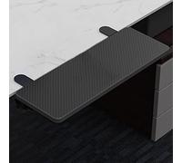 Vassoio ergonomico pieghevole per tastiera, sotto la scrivania, supporto per bracciolo regolabile a 90° per uso domestico e ufficio, design salvaspazio per comfort e produttività
