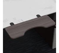 Vassoio ergonomico pieghevole per tastiera, sotto la scrivania, supporto per bracciolo regolabile a 90° per casa e ufficio, design salvaspazio per comfort ed efficienza