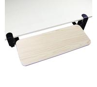 Vassoio ergonomico regolabile per tastiera, con morsetto a C, salvaspazio, senza fori, ideale per scrivanie da gioco e postazioni di lavoro, design regolabile in altezza per il massimo comfort