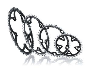Vassoio esterno a 5 razze Miche RTE Supertype 135 Campagnolo NE 9/10V Nero