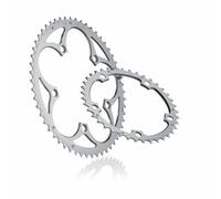 Vassoio esterno Miche supertype shimano 9/10v 52T Argenté