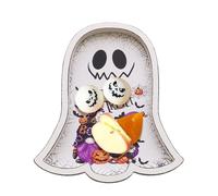 Vassoio fantasma, vassoio da servizio, da torta a tema fantasma, spuntino, carne, formaggio, Halloween