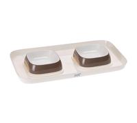 Vassoio Ferplast GLAM TRAY con ciotole cani gatti colorate facile pulizia