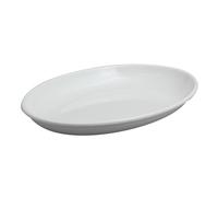 Vassoio Fondo Ovale Melamina Bianco 50,5x36 cm Ilsa Buffet Gastronomia Catering