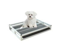 Vassoio for addestramento cuccioli di gatto, toilette for animali domestici for interni ed esterni, vasino for cani con vassoio for cassetti, lettiera for cuccioli in metallo for toilette for cani gat