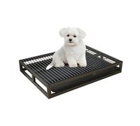 Vassoio for addestramento cuccioli di gatto, toilette for animali domestici for interni ed esterni, vasino for cani con vassoio for cassetti, lettiera for cuccioli in metallo for toilette for cani gat