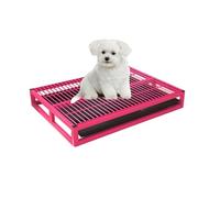 Vassoio for addestramento cuccioli di gatto, toilette for animali domestici for interni ed esterni, vasino for cani con vassoio for cassetti, lettiera for cuccioli in metallo for toilette for cani gat