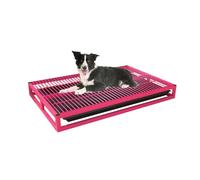 Vassoio for addestramento for toilette for cani, vassoio for addestramento for cuccioli di gatto for interni ed esterni, toilette for cani portatile for cani di piccola taglia(Rose red,52cm/20.4in)