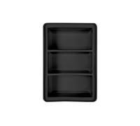 Vassoio for congelatore in silicone 3Grids con coperchio Creatore di ghiaccio for whisky Stampo for salsa Contenitore for congelamento Cottura della zuppa congelata(Black)