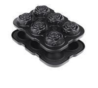 Vassoio for cubetti di ghiaccio in silicone 3D Rose Diamond 6 griglia riutilizzabile for l'uso quotidiano delle feste,For Home Kitchen Use(U3-LLMG)