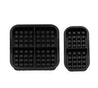 Vassoio For Friggitrice Ad Aria Riutilizzabile Da 2 Pezzi, Compatibile Con Ninja, Cestello For Fodera In Silicone For Friggitrice Ad Aria NA350 For Strumento Paraspruzzi(Waffle Mold)