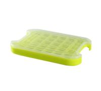 Vassoio for ghiaccio in silicone quadrato a 30 griglie Vassoio for ghiaccio Vassoio for ghiaccio Vassoio for ghiaccio Vassoio for ghiaccio for bevande Bartending contenitori cucina (Color : Verde, S