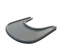 Vassoio for seggiolone Stokke Tripp Trapp, utilizzato come piatto for snack o vassoio for giocattoli, supporto for assorbimento sottovuoto(GRAY)