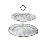 Vassoio for snack francese con piatto di frutta e pasticceria in...