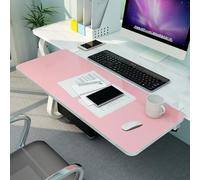 Vassoio for tastiera pieghevole a 90°, ripiano ergonomico for bracciolo, supporto for gomito e braccio for ridurre l'affaticamento muscolare, piattaforme for vassoi in legno(Pink,75x25cm(30x10Inch))