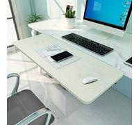 Vassoio for tastiera pieghevole a 90°, ripiano ergonomico for bracciolo, supporto for gomito e braccio for ridurre l'affaticamento muscolare, piattaforme for vassoi in legno(Wood 2,75x25cm(30x10Inch))
